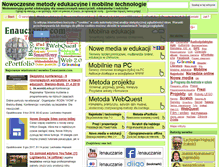 Tablet Screenshot of enauczanie.com